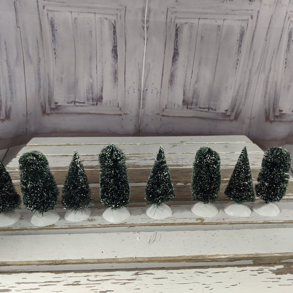dept 56 tree sisel pine forest set xmas holiday de